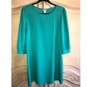 So Cute Shift Dress w/button detail